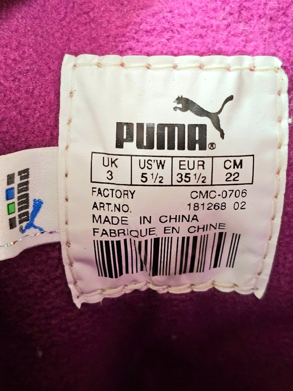PUMA x MAHANUALA Leather Japanese Style High Shoes Sneakers Womens Size 5.5 Rare - Picture 14 of 14